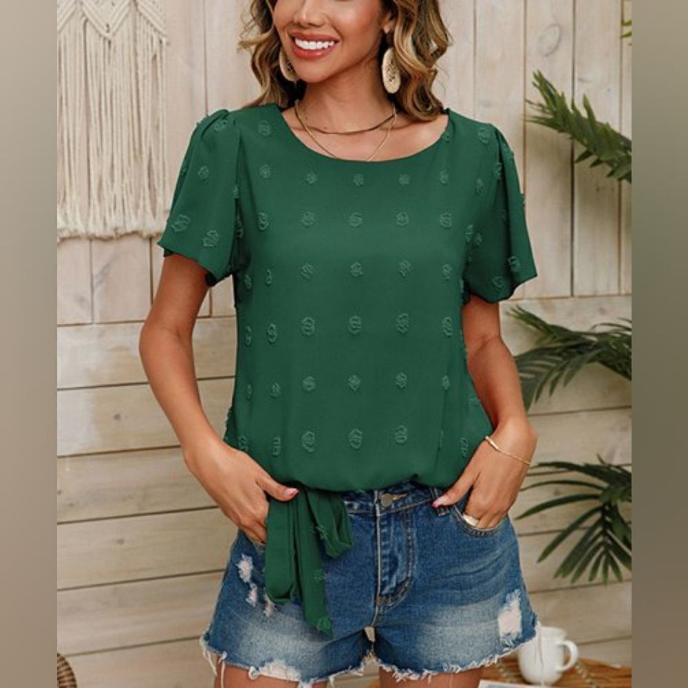 La Mode Blouson Top sz Lg
